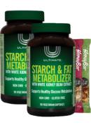 Brad King's Ultimate Ultimate Starch & Fat Metabolizer With White Kidney Bean Extract - 90 + 90 V-Caps (2 For Deal) + BONUS
