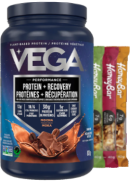 Vega Performance Protein + Recovery (Mocha) - 812g + BONUS
