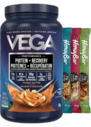Vega Performance Protein + Recovery (Peanut Butter) - 814g + BONUS