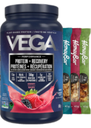 Vega Performance Protein + Recovery (Berry) - 801g + BONUS
