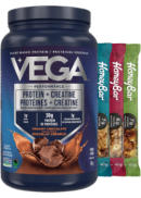 Vega Protein + Creatine (Chocolate) - 918g + BONUS