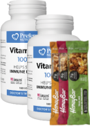 Preferred Nutrition Vitamin D3 1,000iu - 180 + 180 Softgels (2 For Deal) + BONUS