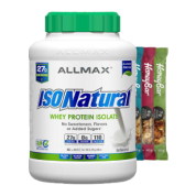 Isonatural Whey Protein Isolate (Unflavoured) - 5lbs + BONUS