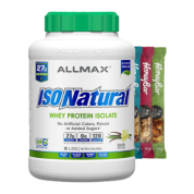 Isonatural Whey Protein Isolate (Vanilla) - 5lbs + BONUS
