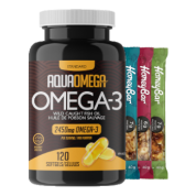 Standard Omega-3 2450mg - 120 Softgels + BONUS