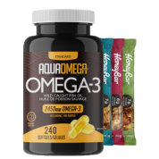 Standard Omega-3 2450mg - 240 Softgels + BONUS