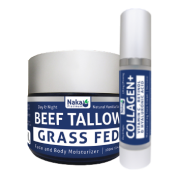 Beef Tallow Face & Body Moisturizer (Vanilla) - 100ml + BONUS