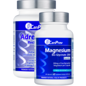 Adrenal-Pro - 120 V-Caps + Magnesium Bis-Glycinate 200 Gentle - 60 V-Caps FREE