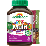 Multi For Kids With Iron - 60 Chew Tabs + BONUS