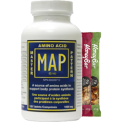 Master Amino Acid Pattern (MAP) Dietary Supplement 1,000mg - 120 Tabs + BONUS