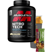 Nitro Tech Whey Protein (Vanilla) - 2.27kg + BONUS