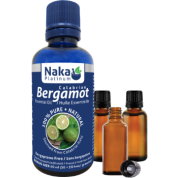 100% Pure Bergamot Essential Oil (Bergaptene Free) - 50ml + BONUS