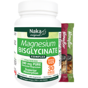 Magnesium Bisglycinate Complex 200mg - 120 V-Caps + BONUS