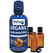 100% Pure Organic Cedarwood Atlas Essential Oil - 50ml + BONUS