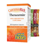 CurcuminRich Theracurmin Turmeric Root 30mg - 120 V-Caps + BONUS
