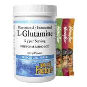 L-Glutamine - 300g Powder + BONUS
