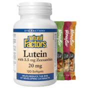 Lutein 20mg - 120 Softgels + BONUS