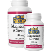 Magnesium Citrate 150mg - 210 Caps + BONUS