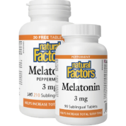 Melatonin 3mg - 210 Sublingual Tabs + BONUS