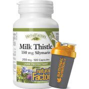 Milk Thistle 250mg - 120 Caps + BONUS