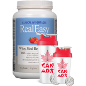 RealEasy With PGX Whey Meal Replacement (Strawberry) - 885g + BONUS