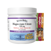 Stress-Relax Magnesium Citrate Powder 300mg (Tropical) - 250g + BONUS