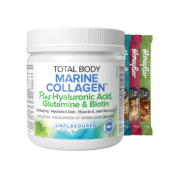 Total Body Marine Collagen With Hyaluronic Acid Glutamine & Biotin (Unflavoured) - 135g + BONUS