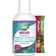 Calcium & Magnesium Citrate 2:1 With Collagen (Blueberry) - 500ml + BONUS
