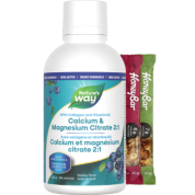 Calcium & Magnesium Citrate 2:1 With Vitamin K2 And Collagen (Blueberry) - 500ml + BONUS