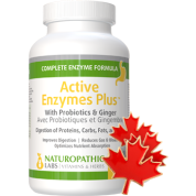 Active Multi Enzymes Plus (With Probiotics & Ginger) - 240 V-Caps + BONUS