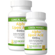 Alpha Lipoic Acid (Superior DL Form) 600mg - 120 + 60 V-Caps FREE
