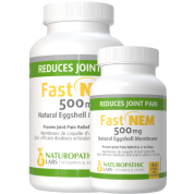 Fast NEM 500mg (Natural Eggshell Membrane) - 120 V-Caps + BONUS