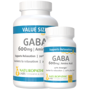 GABA 600mg - 240 + 60 V-Caps FREE
