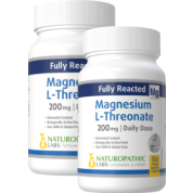 Magnesium L-Threonate 200mg (Daily Dose) - 60 + 60 V-Caps FREE