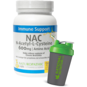 NAC (N-Acetyl-Cysteine) 600mg - 90 Caps + BONUS