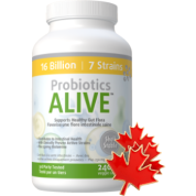 Probiotics Alive 16 Billion (Multi Strain / Shelf Stable) - 240 V-Caps + BONUS