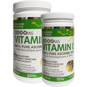 Vitamin C 100% Pure (Ascorbic Acid) - 500 + 250g Crystals FREE
