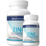 Zinc Bisglycinate 50mg - 120 + 60 V-Caps FREE
