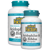Acidophilus & Bifidus Double Strength - 180 + 90 Caps FREE