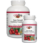 CranRich Super Strength Cranberry Concentrate 500mg - 180 + 90 Caps FREE