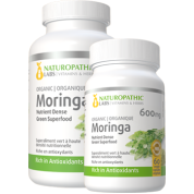Moringa 600mg (Organic) - 240 + 60 V-Caps Free