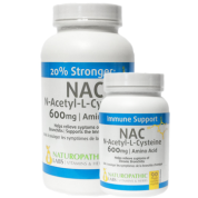 NAC (N-Acetyl-Cysteine) 600mg - 180 + 90 Caps FREE