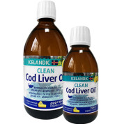 Clean Icelandic Cod Liver Oil (Lemon) - 500 + 200ml FREE