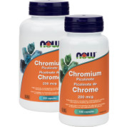 Chromium Picolinate 200mcg - 250 + 100 Caps FREE