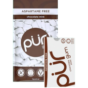 Pur Gum (Chocolate Mint Aspartame Free) - 77g + 9 Pieces FREE