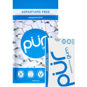 Pur Gum (Peppermint Aspartame Free) - 77g + 9 Pieces FREE