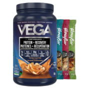 Vega Performance Protein + Recovery (Peanut Butter) - 814g + BONUS