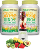Vegiday Step Into Spring All In One Nutritional Shake - 780 + 780g (2 For Deal) + BONUS