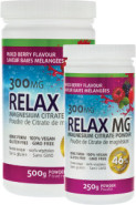 Relax MG Magnesium Powder (Berry) 300mg - 500 + 250g FREE