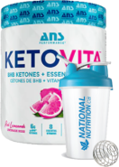 KetoVita BHB Ketones + Essential Vitamins (Pink Lemonade) - 230g + BONUS